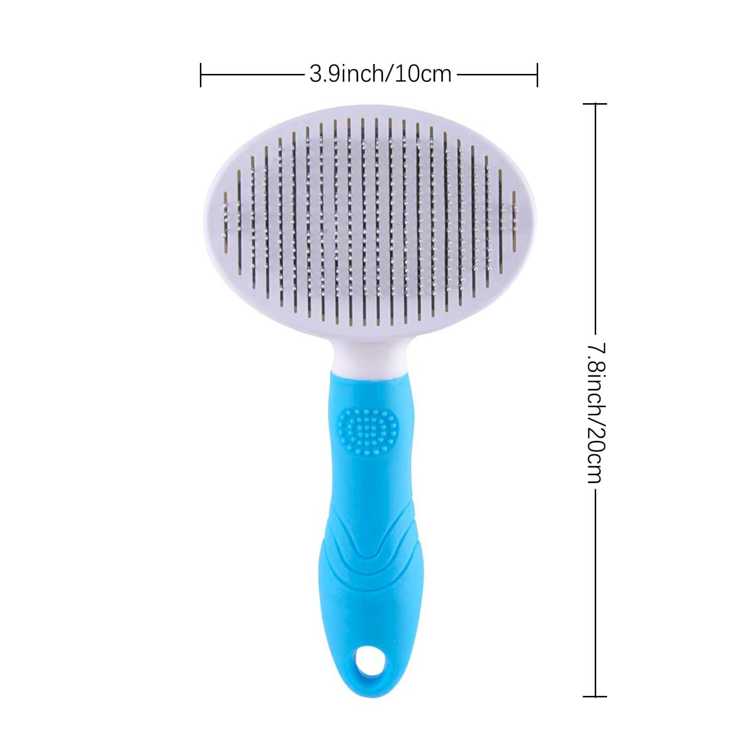 Self Cleaning Slicker Brush - Cat Brush Skin-Friendly Deshedding Grooming Massaging Tool For Long & Short Haired Pets, Cat Hair Brushes Easy Removes Undercoat For Dogs Cats Rabbits 3