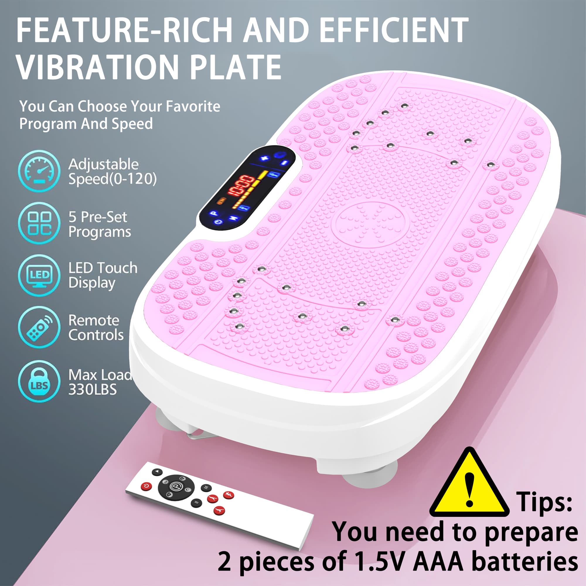 Vibration Plate Fitness Platform Exercise Machine 4
