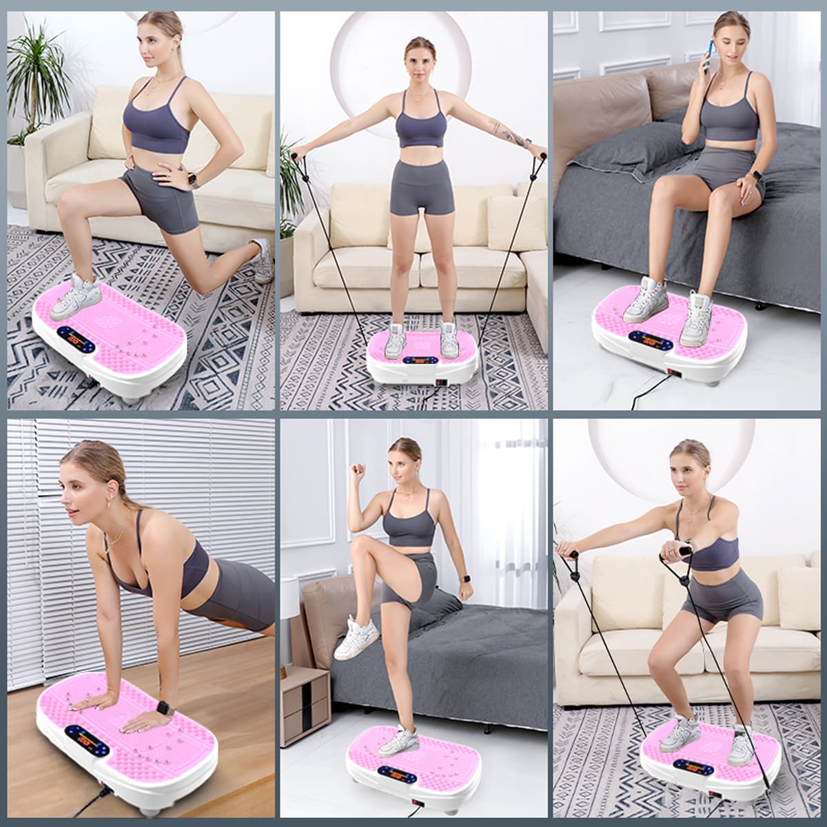 Vibration Plate Fitness Platform Exercise Machine 3