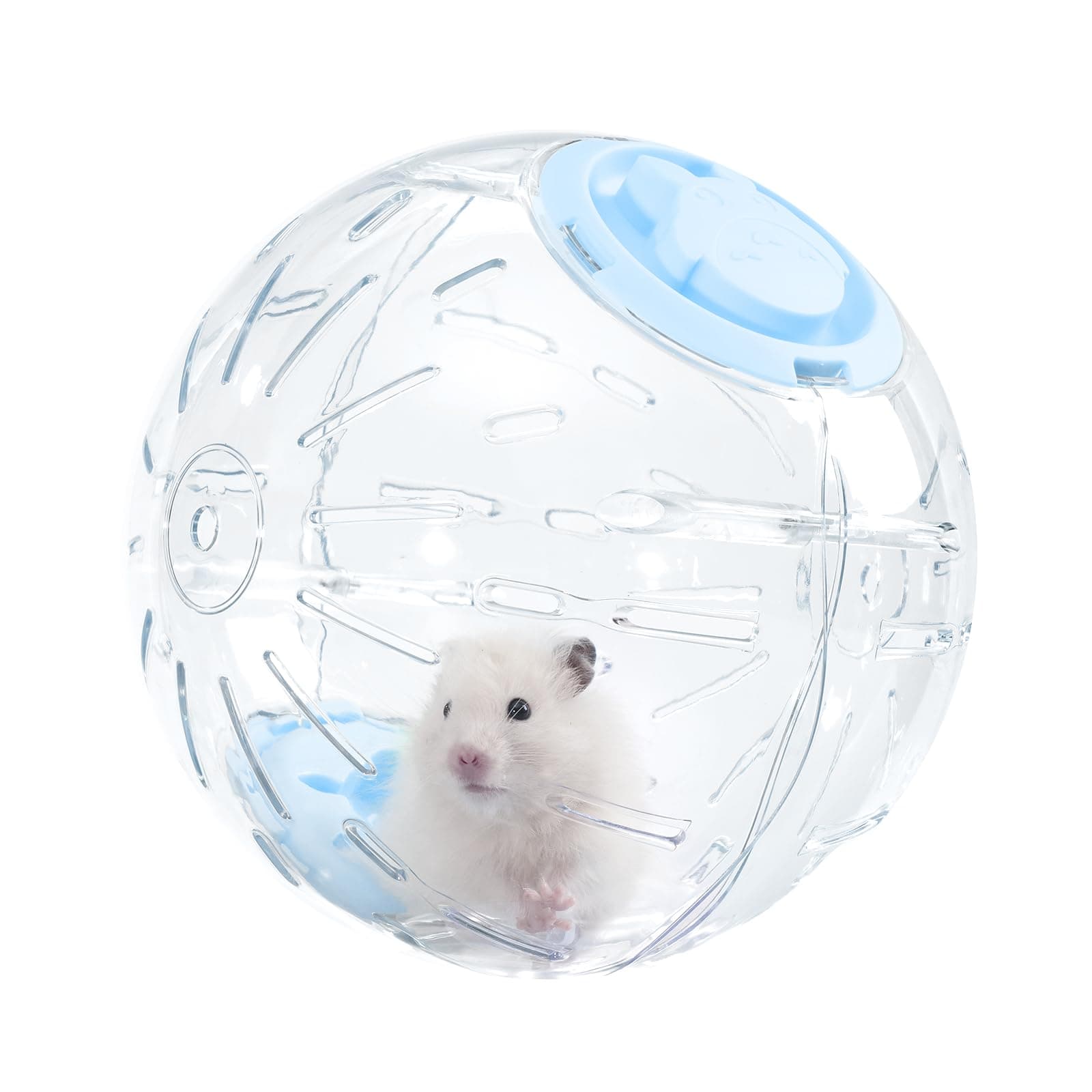 7.9 Inch Hamster Ball, Running Ball Toy, Transparent, Breathable, Reduce Stress, Promote Exercise Health, Easy To Clean, Hamster Accessory, For Syrian  Hamster, Gerbils, Mice, Small Pets 3