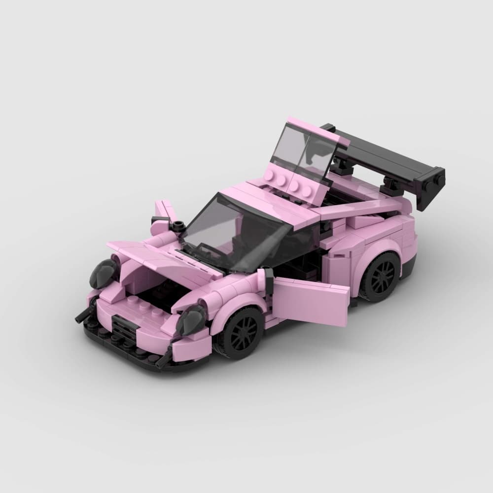 374PCS Super Sports Car Toy Building Set Porsche 911-GTRS 2