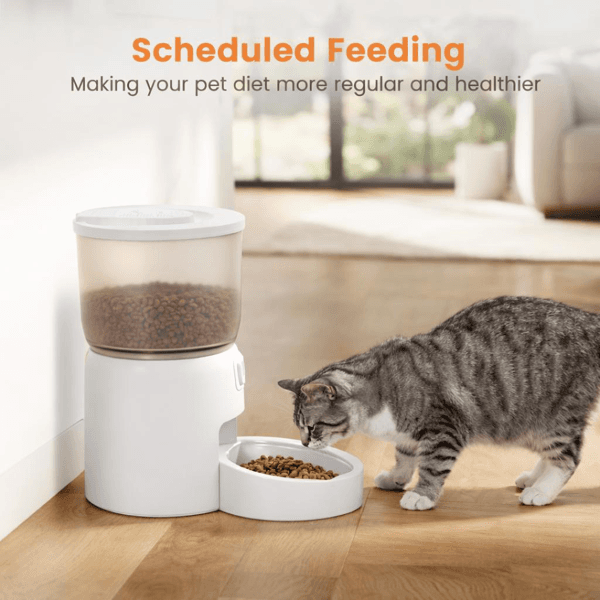 Smart Pet Feeder 3L Automatic Food Dispenser For Cats, Dogs Small Pets Indoor, Timed And Quantitative Dry Food Cat Feeder Kibble, Feeding 3
