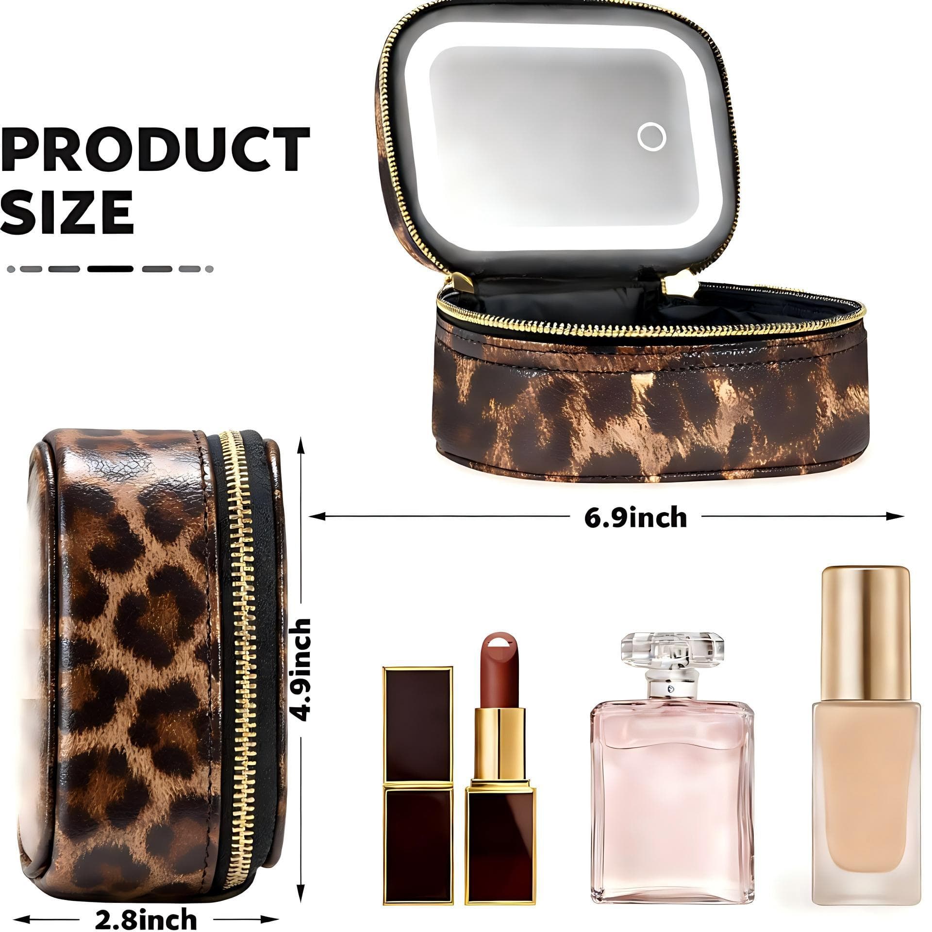 LED-lit Small Cosmetic Bag For Women 3